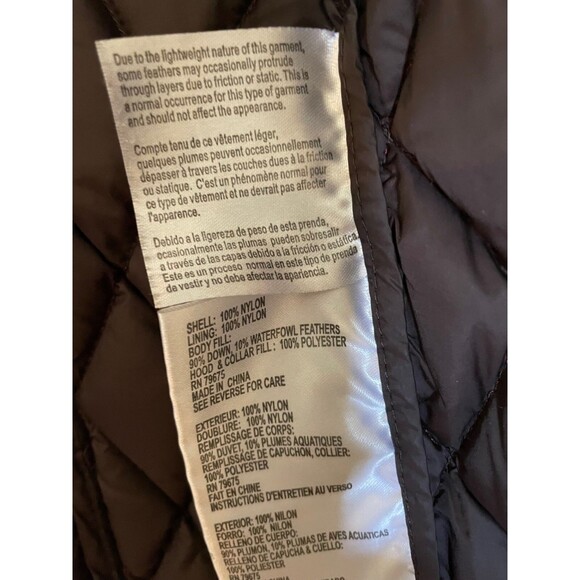 Michael Kors red puffer jacket small removable hoodie - Picture 5 of 5